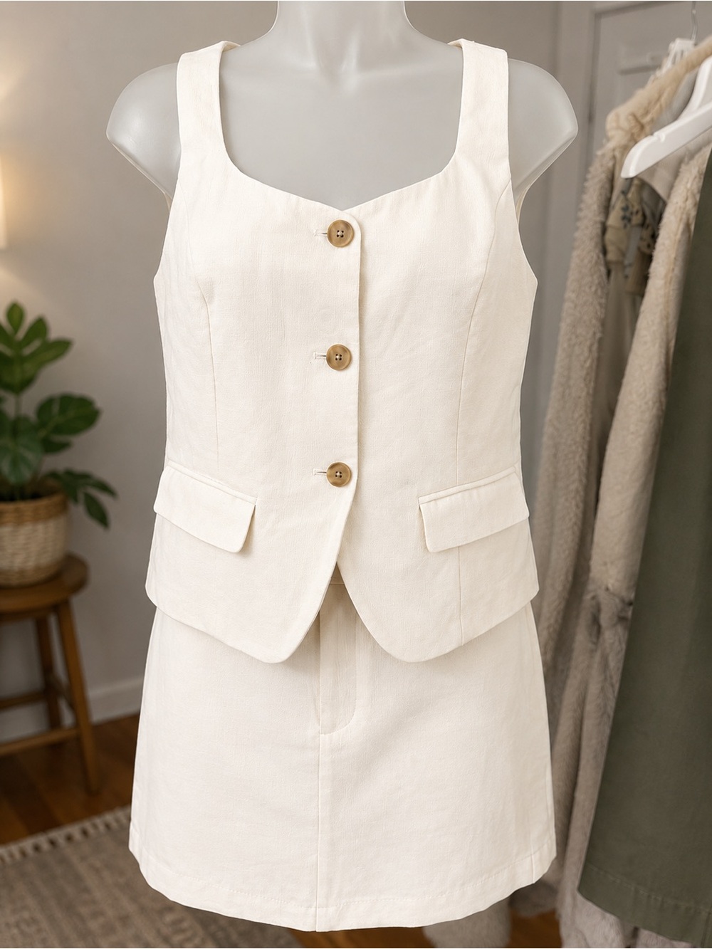 Target Cream Skirt
